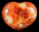 Colorful Carnelian Agate Heart #59485-1